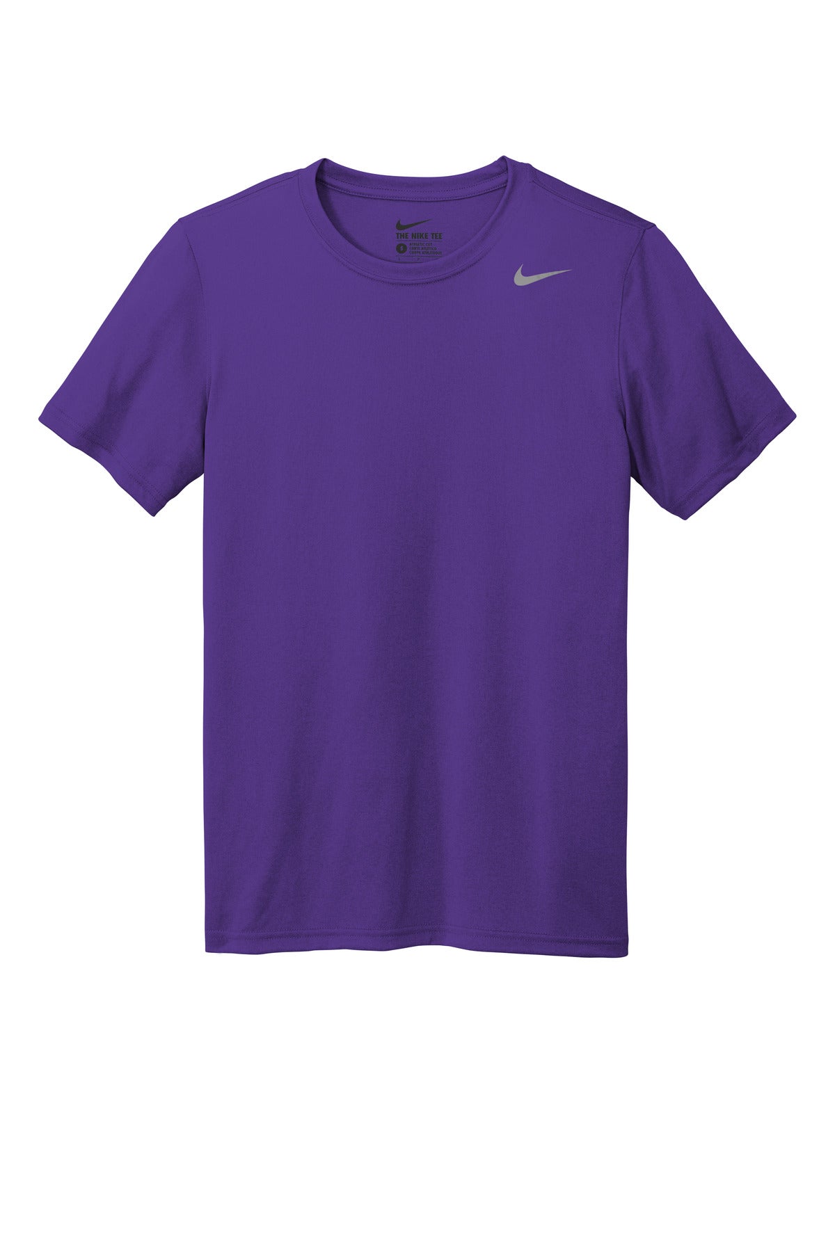 Front View of CourtPrpl Nike Team rLegend Tee DV7299