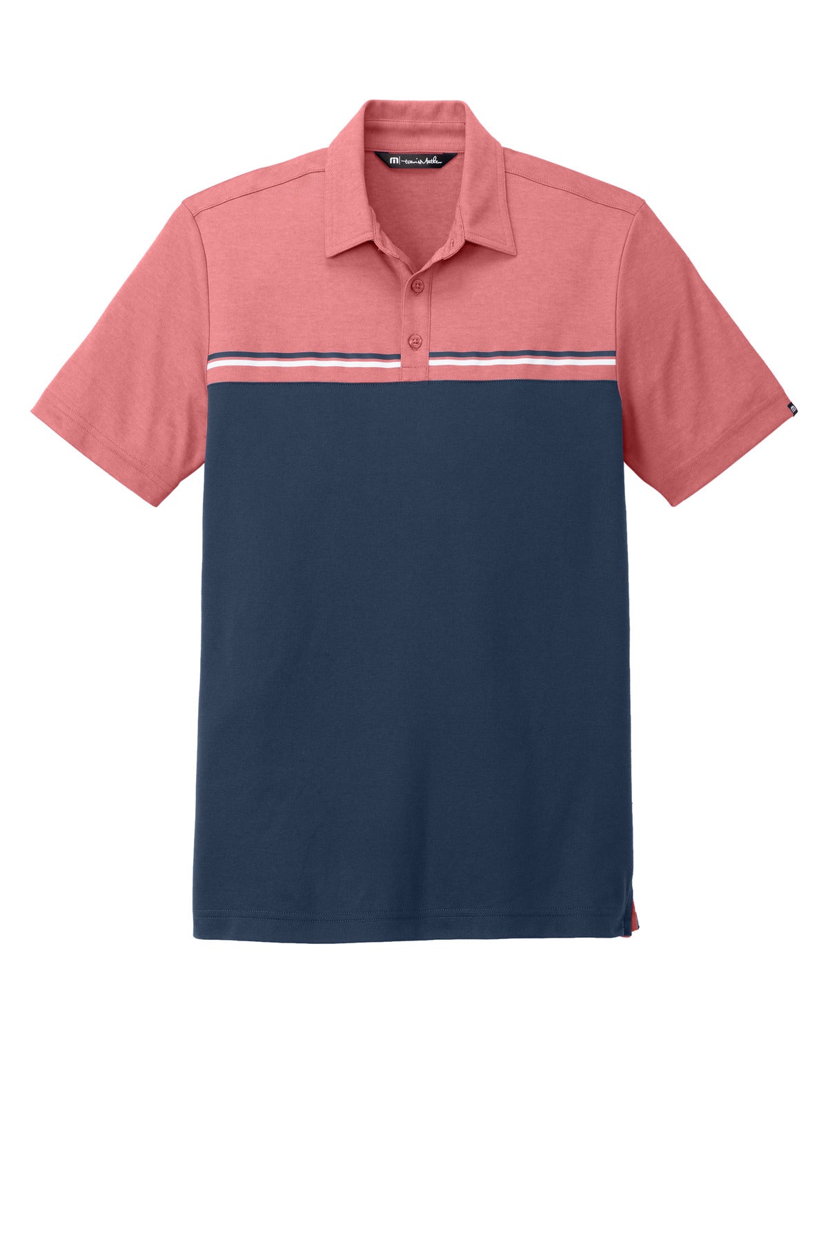 Front View of CrdHt/BNgs TravisMathew Sunset Blocked Polo TM1MY401
