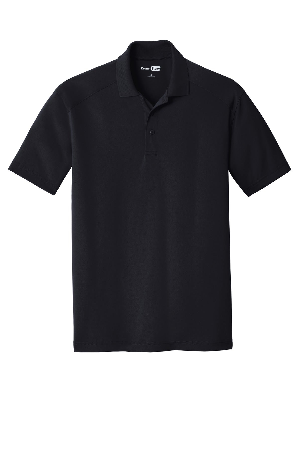 Front View of Dark Navy CornerStone Tall Select Lightweight Snag-Proof Polo TLCS418