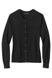 Front View of DeepBlack Brooks Brothers Women's Washable Merino Cardigan Sweater BB18413