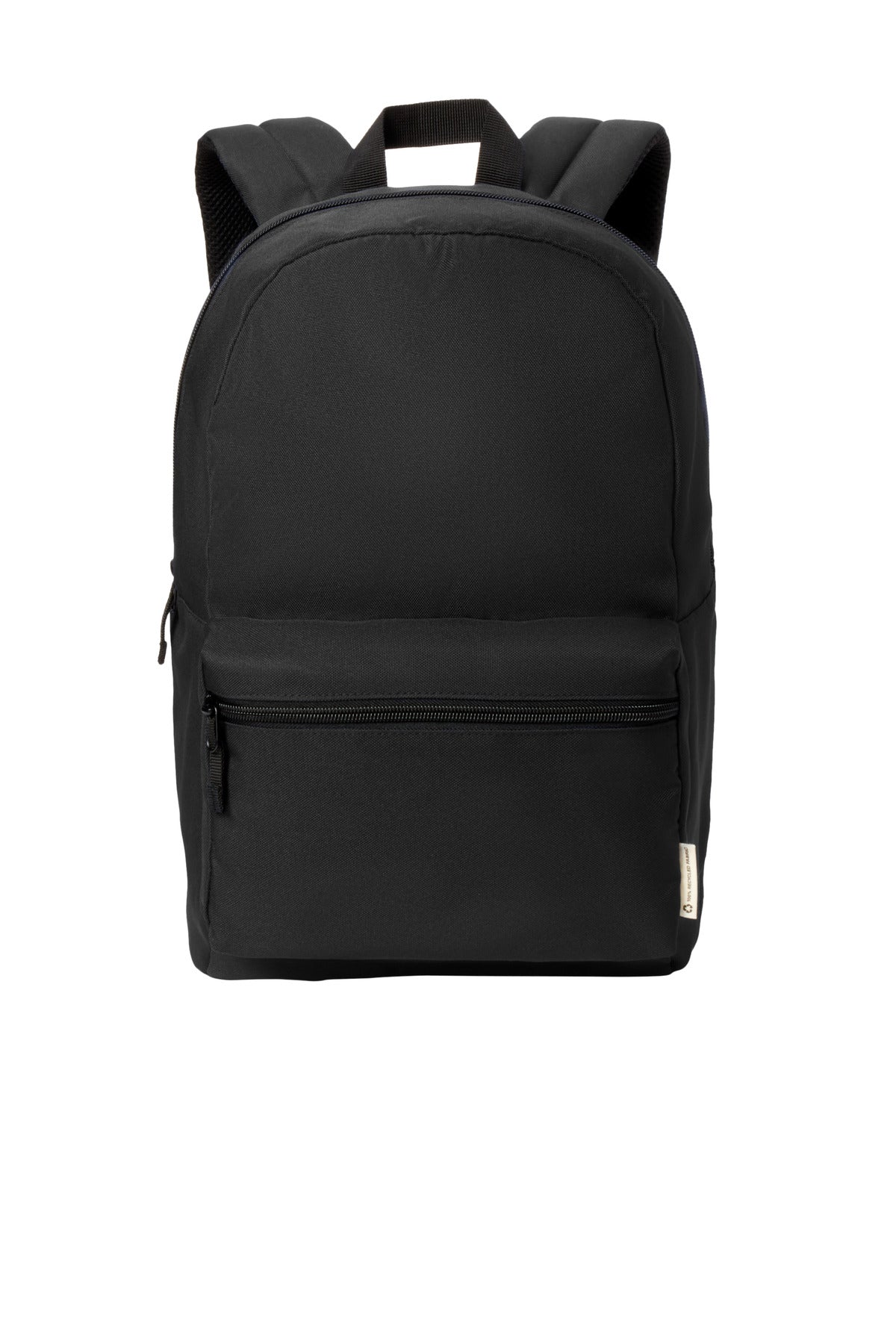 Front View of DeepBlack Port Authority C-FREE Recycled Backpack BG270