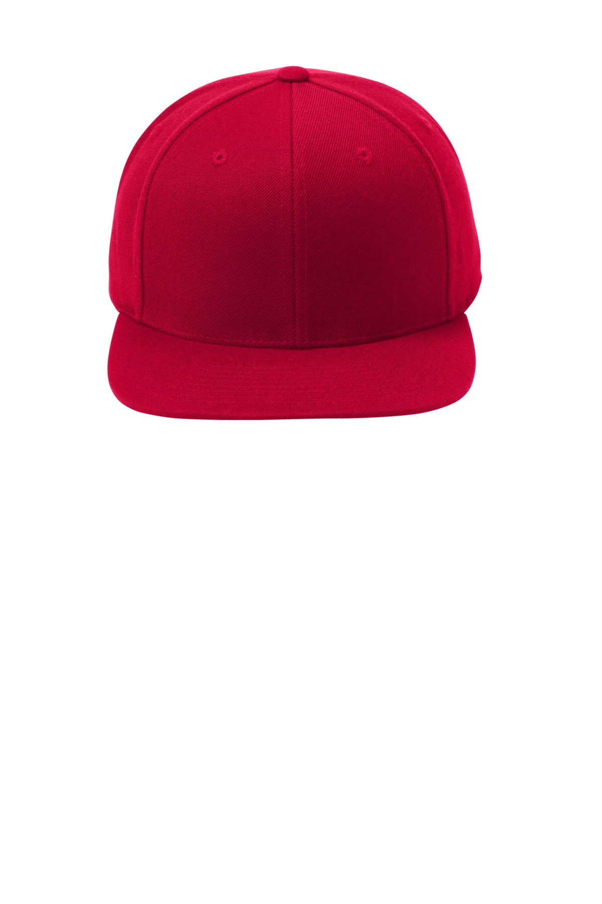 Front View of DeepRed Sport-Tek YP Classics Flat Bill Snapback Cap. STC19