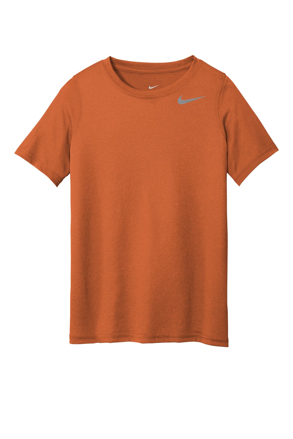 Front View of DesertOrng Nike Youth Team rLegend Tee DV7317