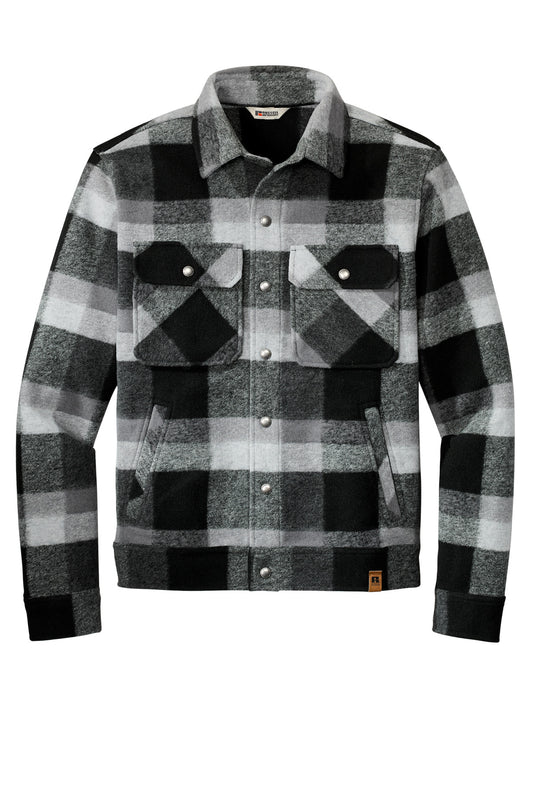 Front View of DpBlkPlaid Russell Outdoors Basin Jacket RU550