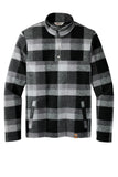 Front View of DpBlkPlaid Russell Outdoors Basin Snap Pullover RU551 RU551