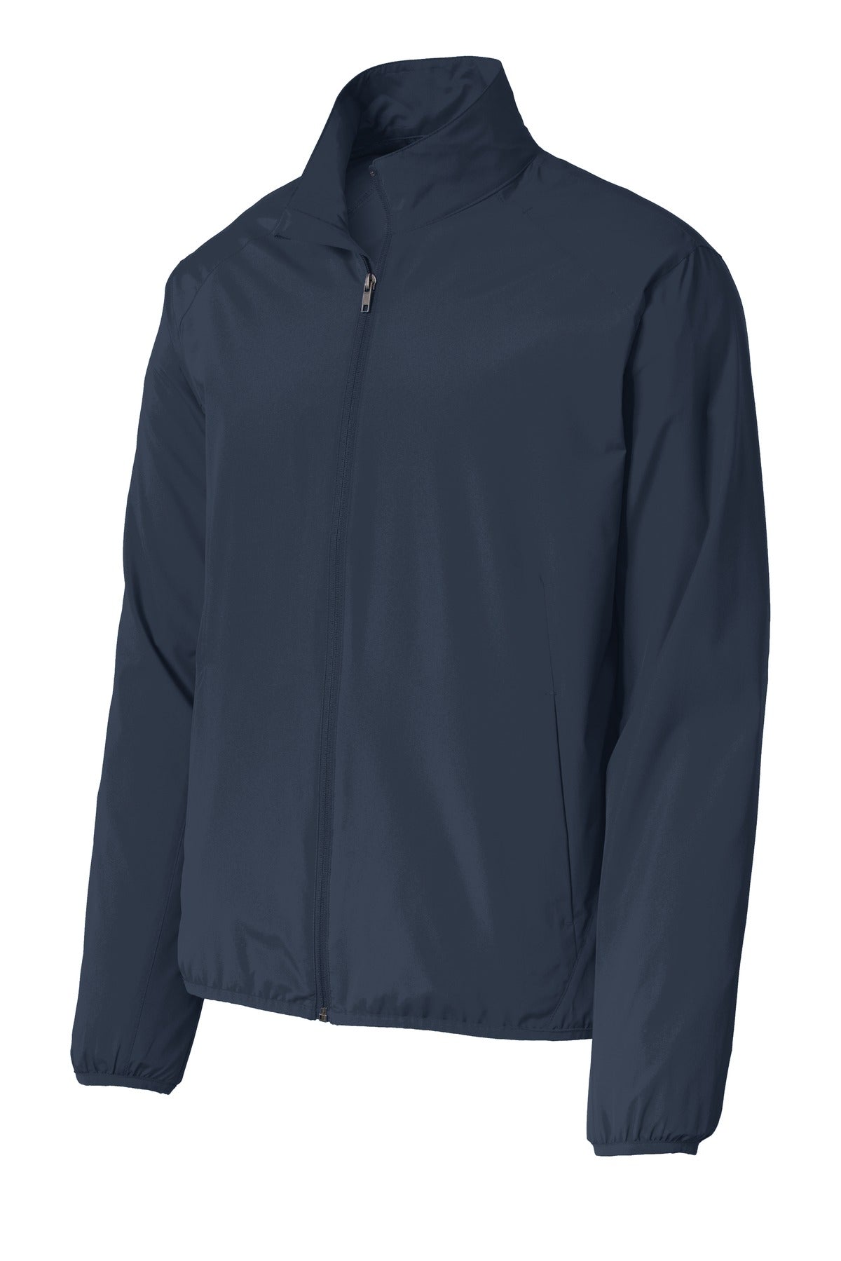 Front View of Dress Blue Nvy Port Authority Zephyr Full-Zip Jacket. J344