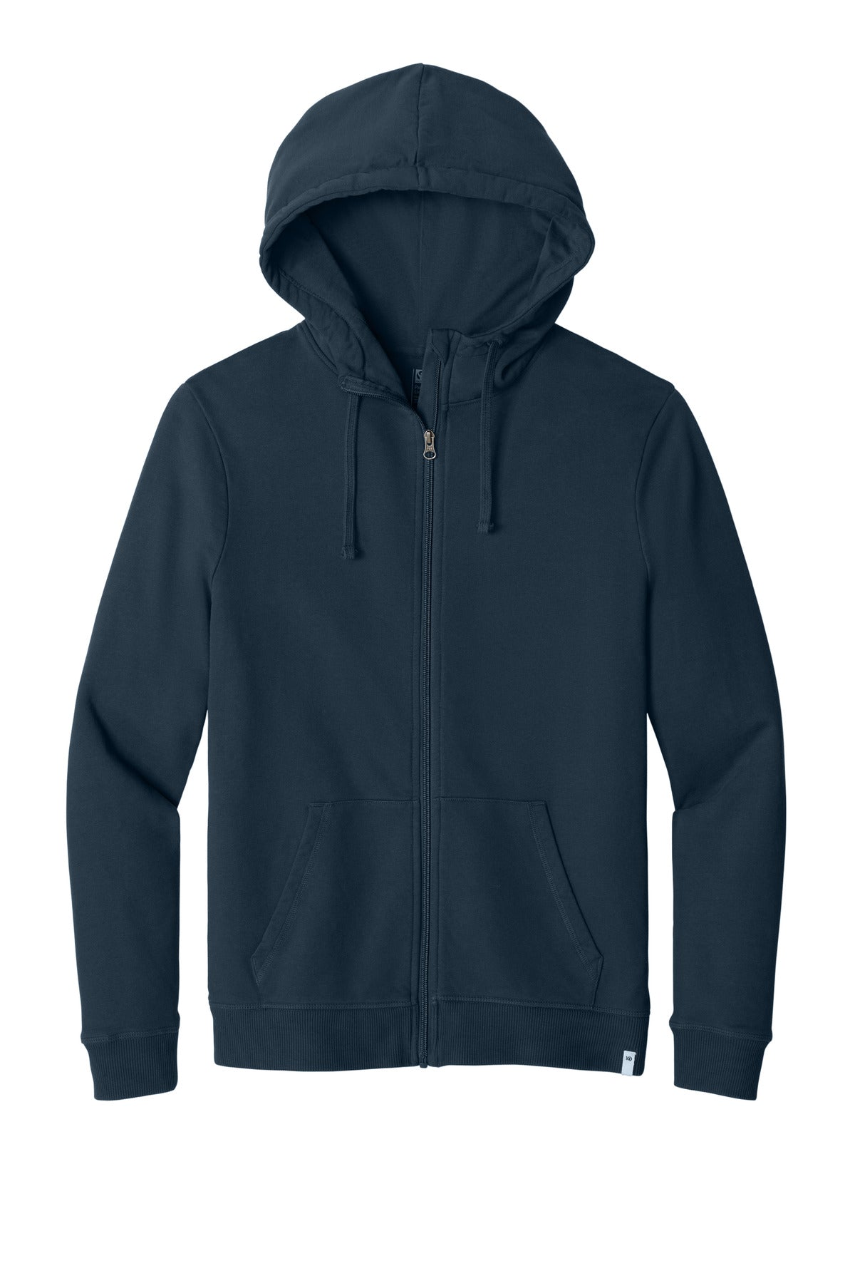 Front View of DressBlue LIMITED EDITION tentree Organic Cotton Fleece Full-Zip Hoodie TTCM4367