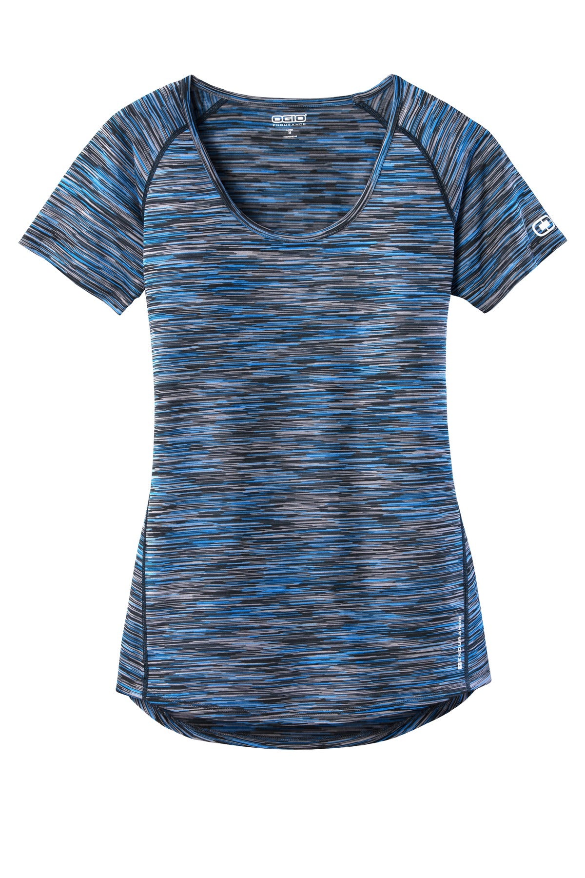 Front View of Elect Blue SD OGIO Women's Verge Scoop Neck. LOE326