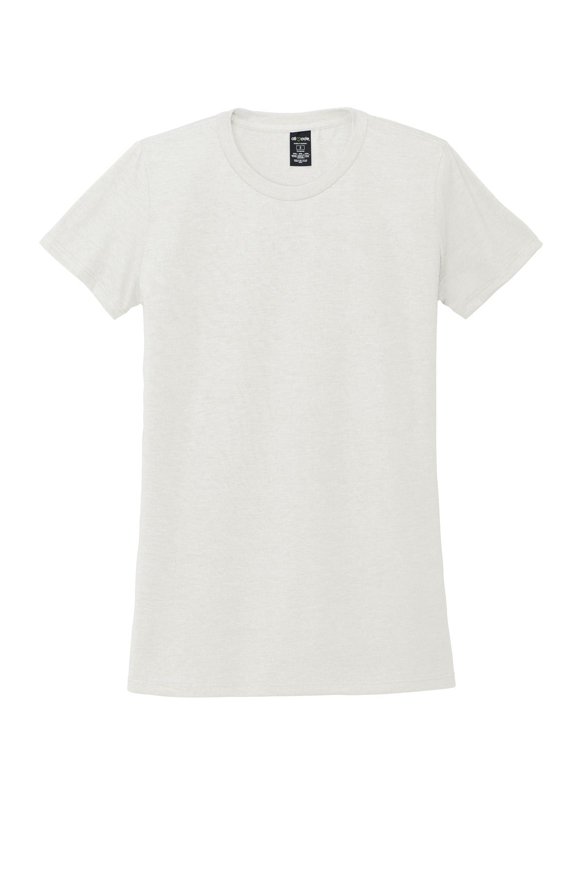 Front View of Fairly White Allmade Women's Tri-Blend Tee AL2008