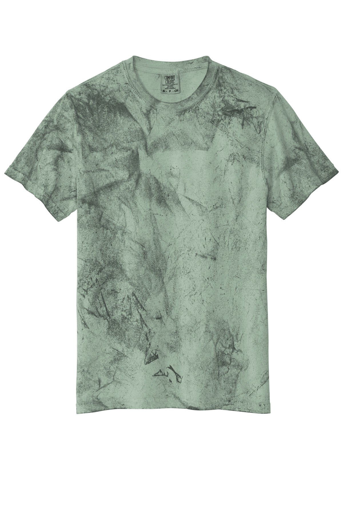 Front View of Fern Comfort Colors Heavyweight Color Blast Tee 1745