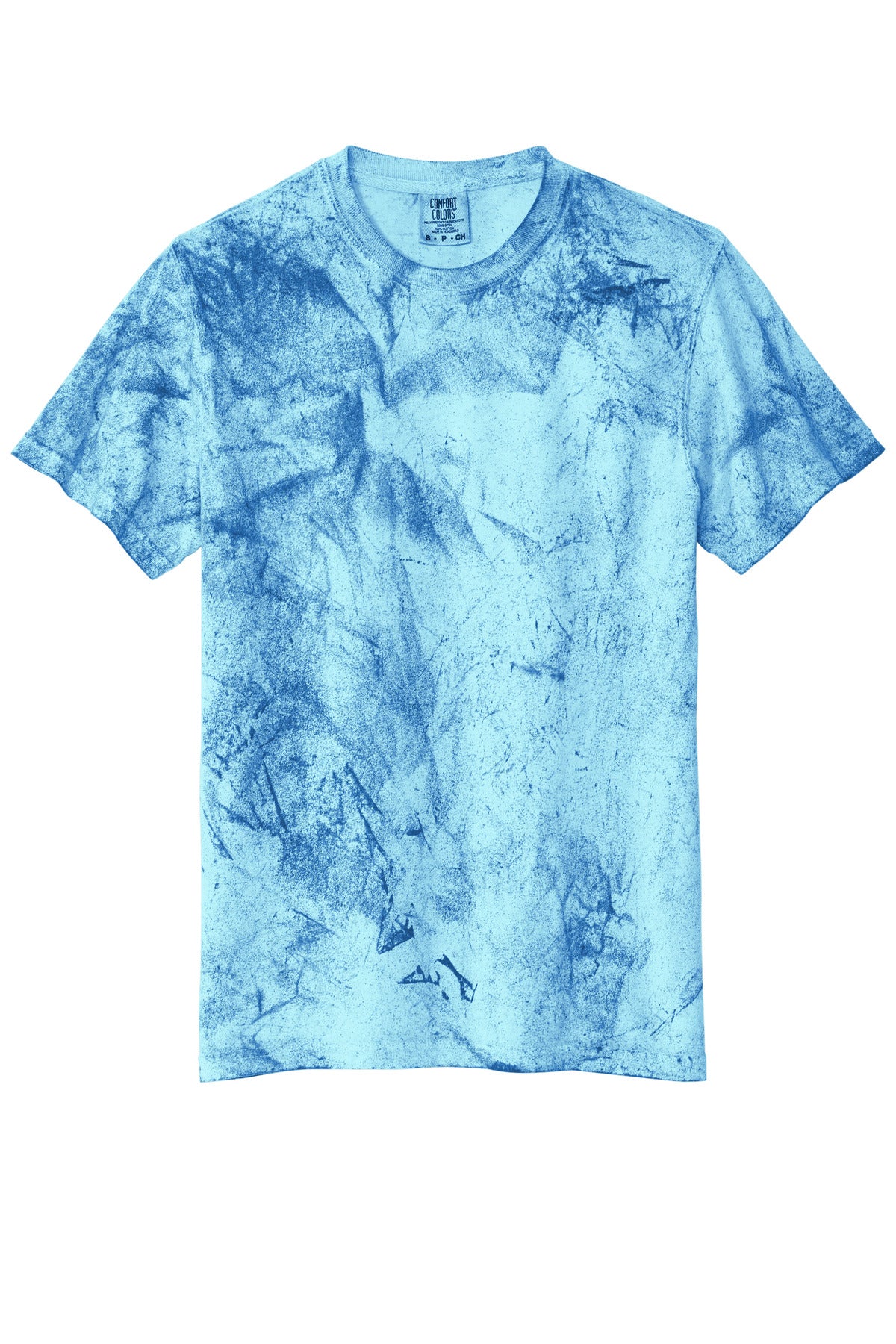 Front View of FijiBlue Comfort Colors Heavyweight Color Blast Tee 1745