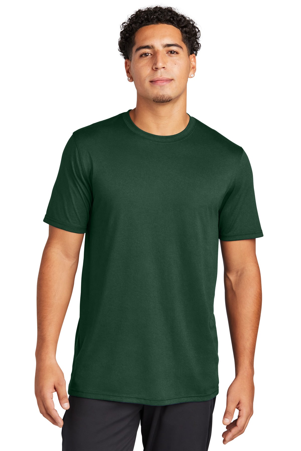 Front View of ForestGrn Sport-Tek Echo Tee ST760
