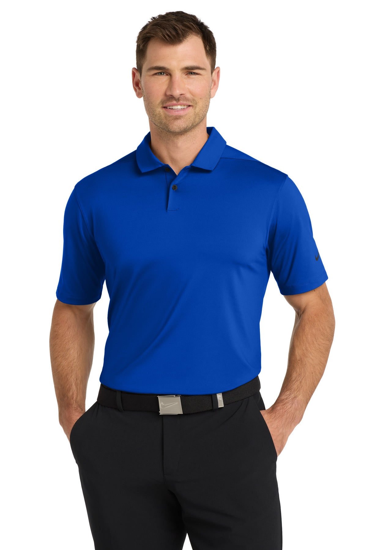 Front View of GameRoyal Nike Dri-FIT Vapor Polo NKDC2108