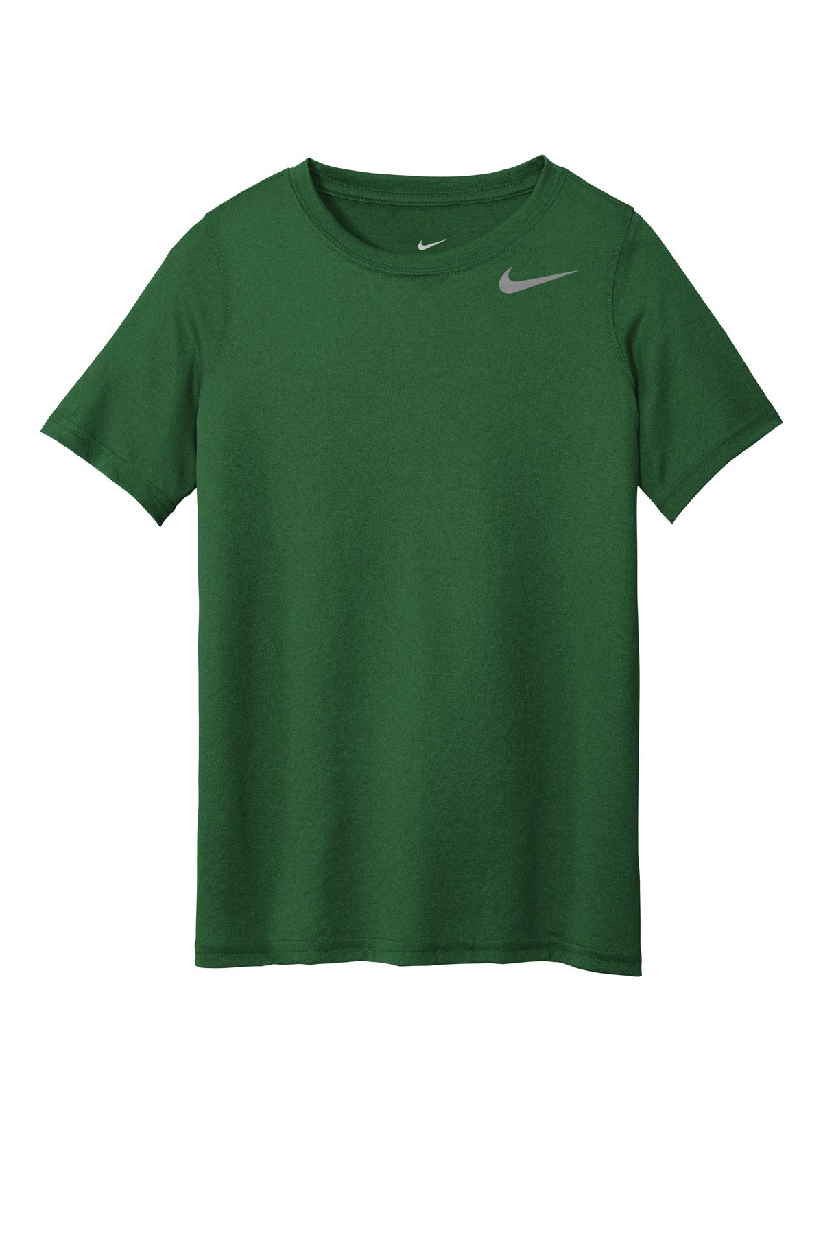 Front View of GorgeGreen Nike Youth Team rLegend Tee DV7317