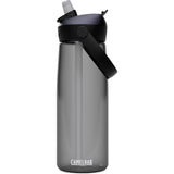 Front View of Gray CamelBak Thrive Flip Straw 25oz Bottle Tritan Rene plain