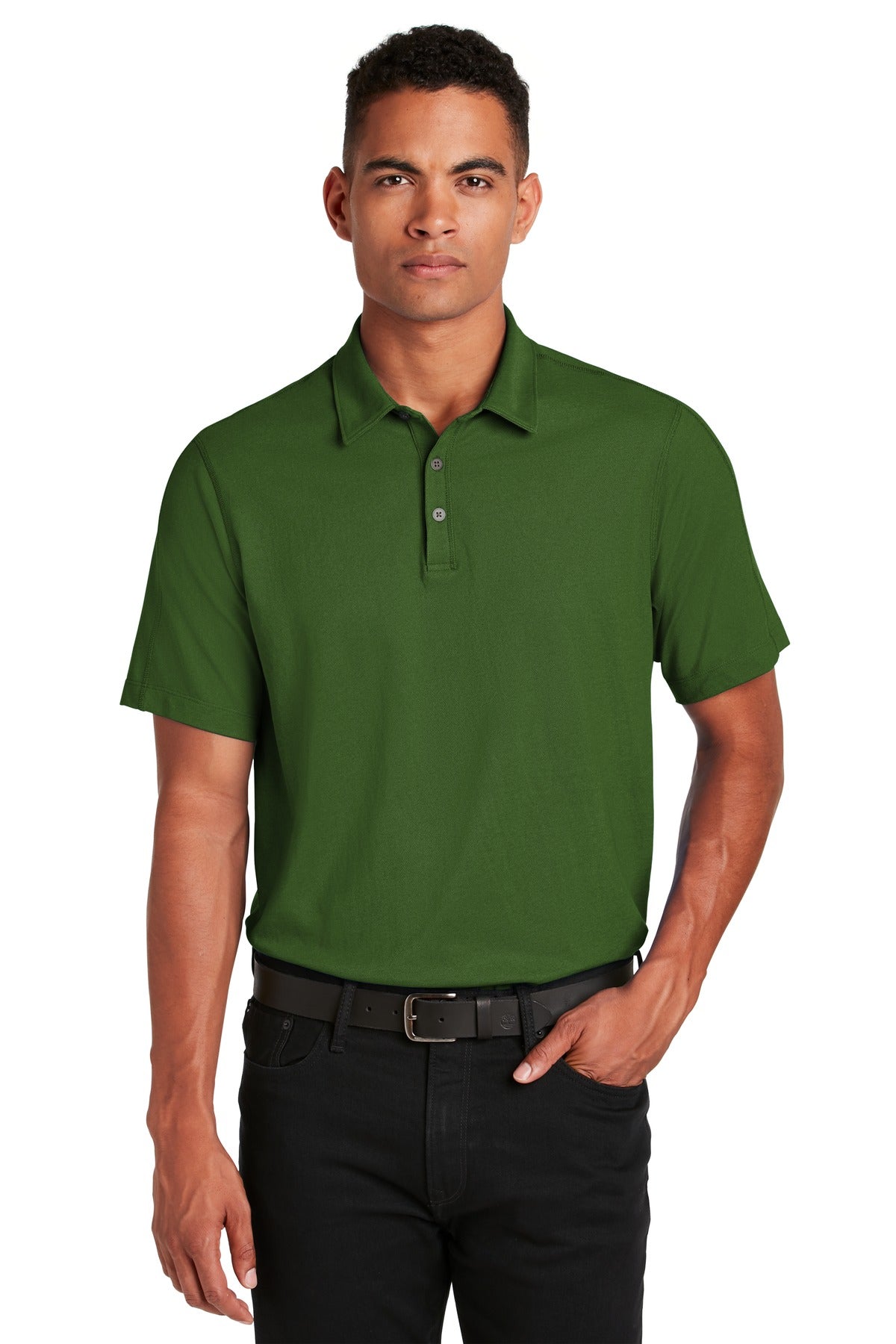 Front View of Gridiron Green OGIO Onyx Polo. OG126