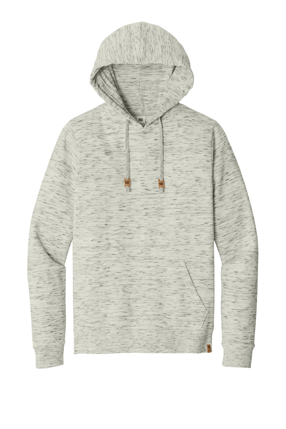 Front View of HiRsGSpcDy LIMITED EDITION tentree Space Dye Fleece Classic Hoodie TTCM4413