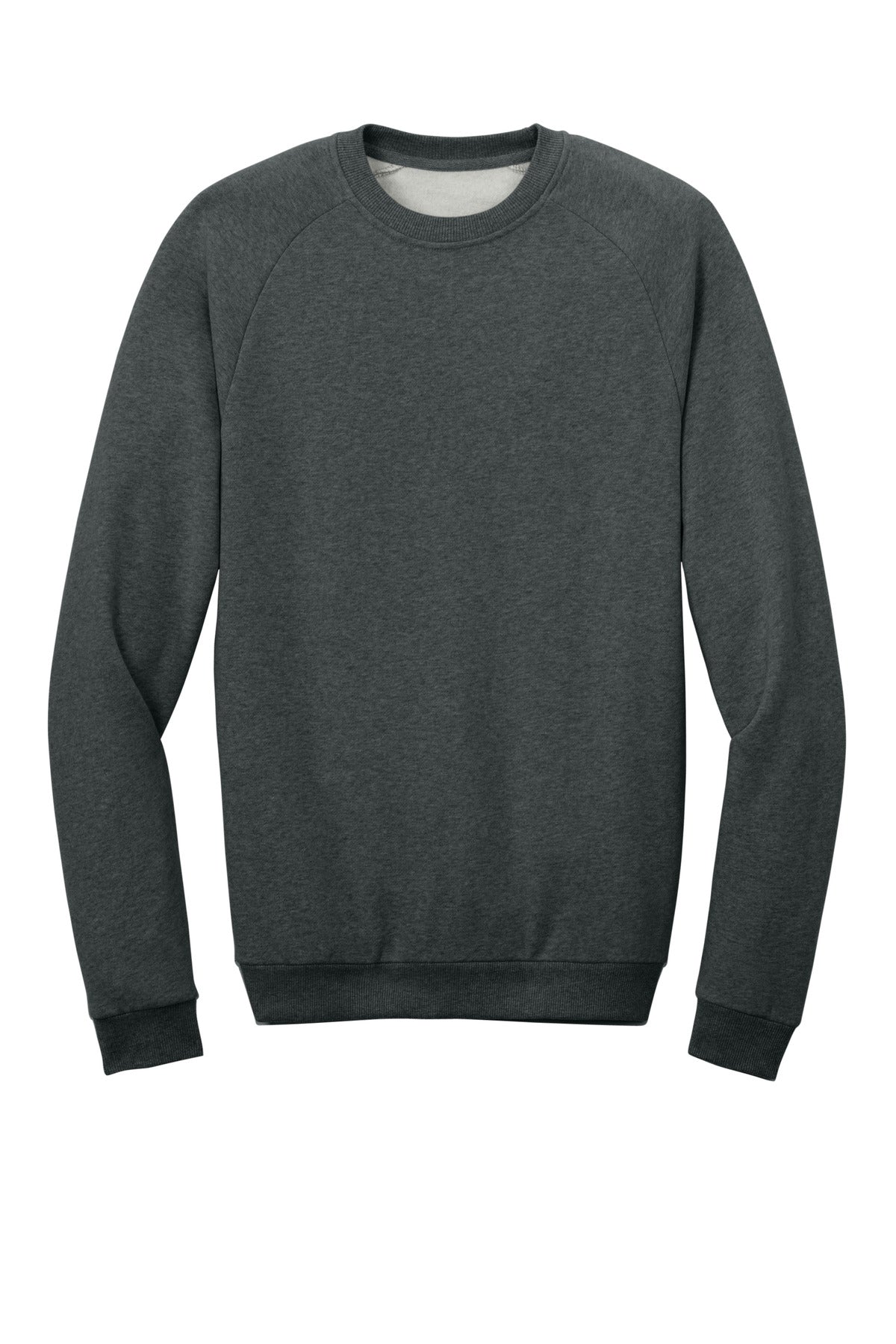 Front View of HtdChar District Cloud Fleece Crew DT7804