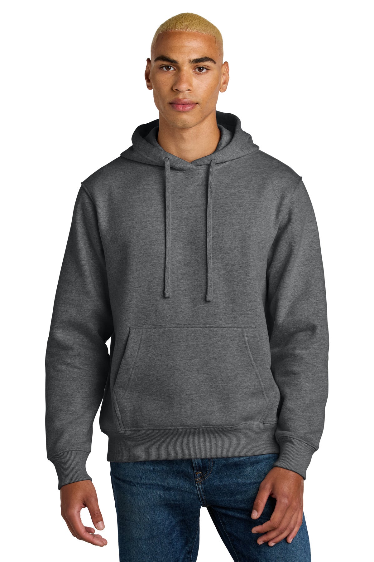Front View of HtdChar District V.I.T. Super Heavyweight Fleece Hoodie DT6600