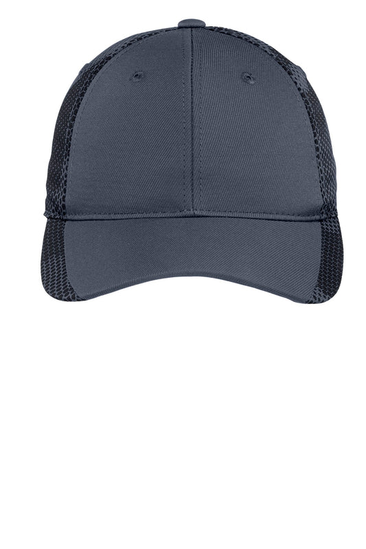 Front View of Iron Grey Sport-Tek CamoHex Cap. STC23