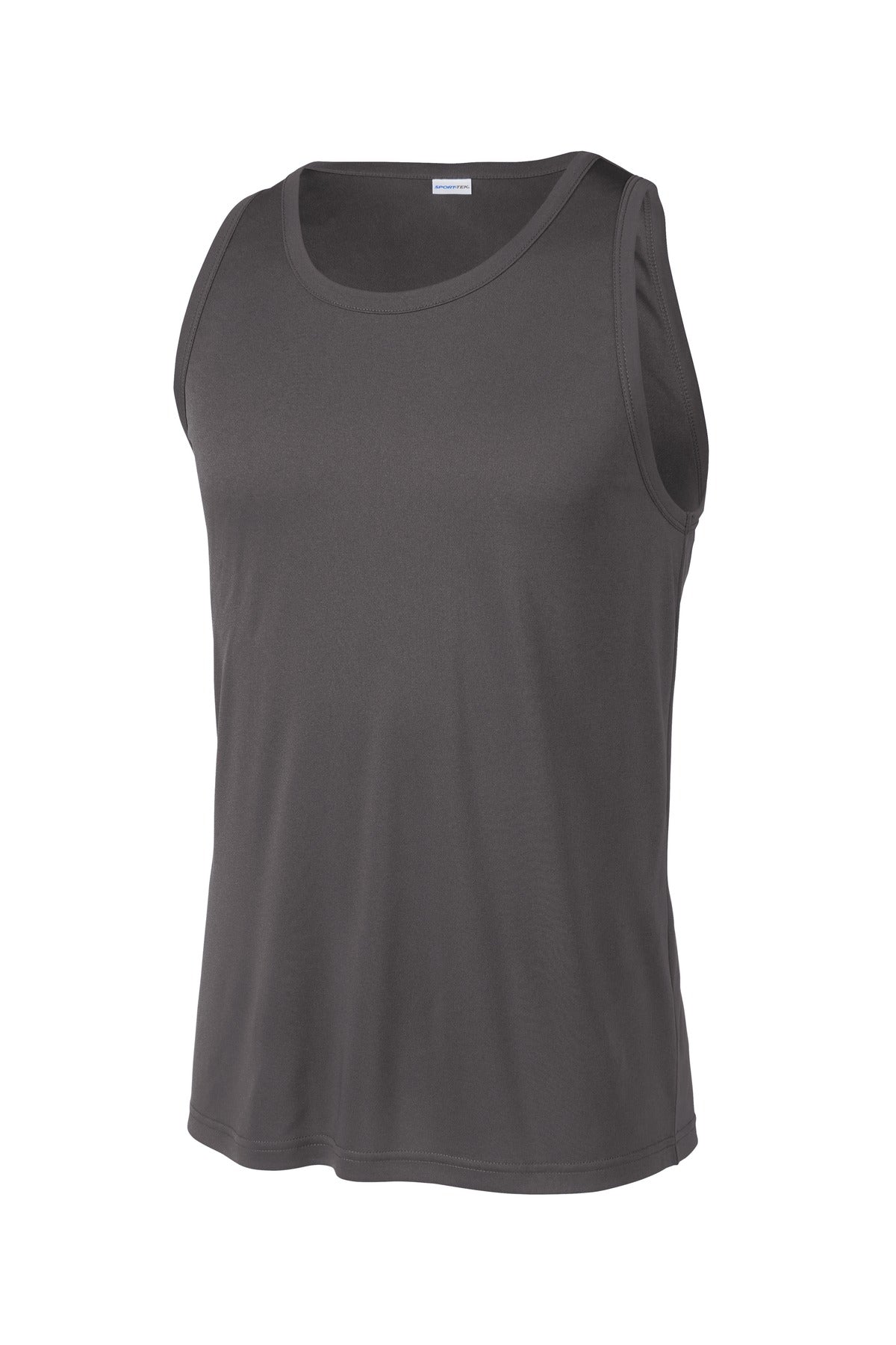 Front View of Iron Grey Sport-Tek PosiCharge Competitor Tank. ST356