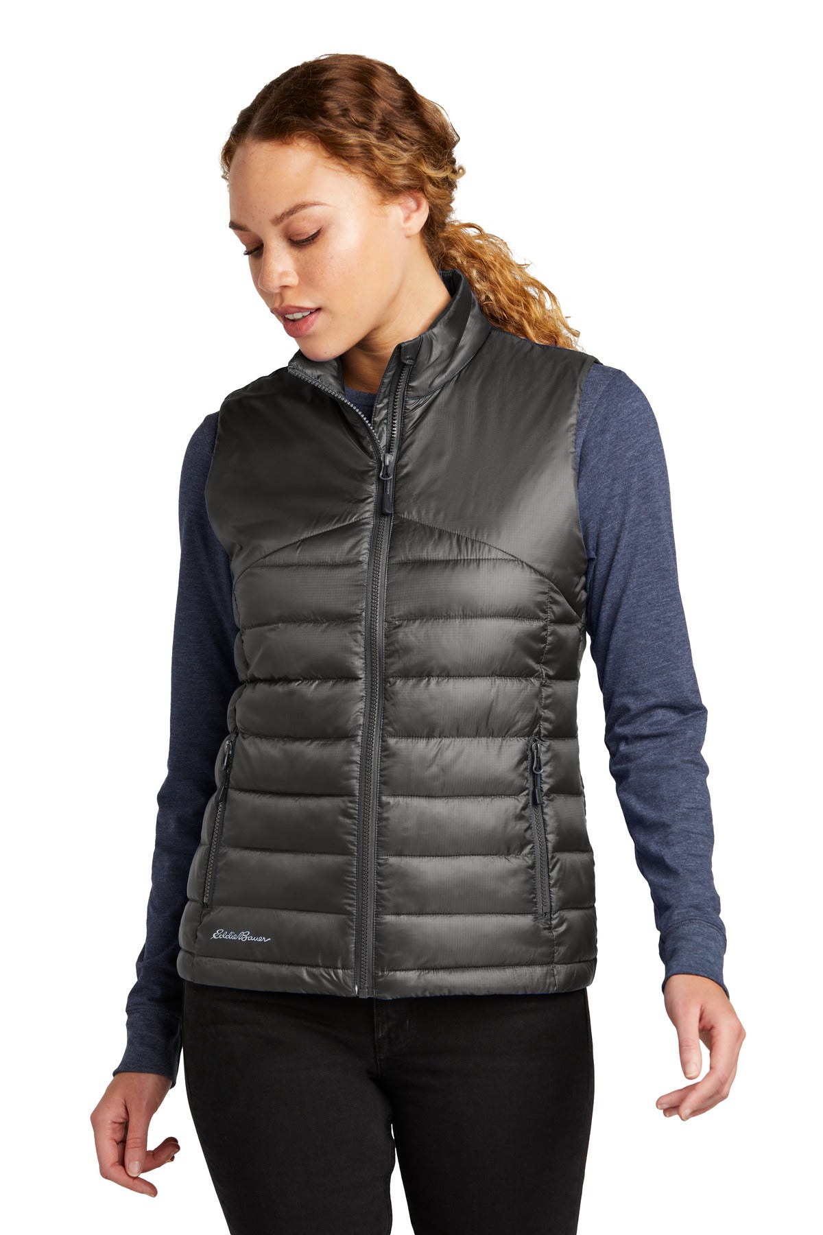 Front View of IronGate Eddie Bauer Women's Quilted Vest EB513
