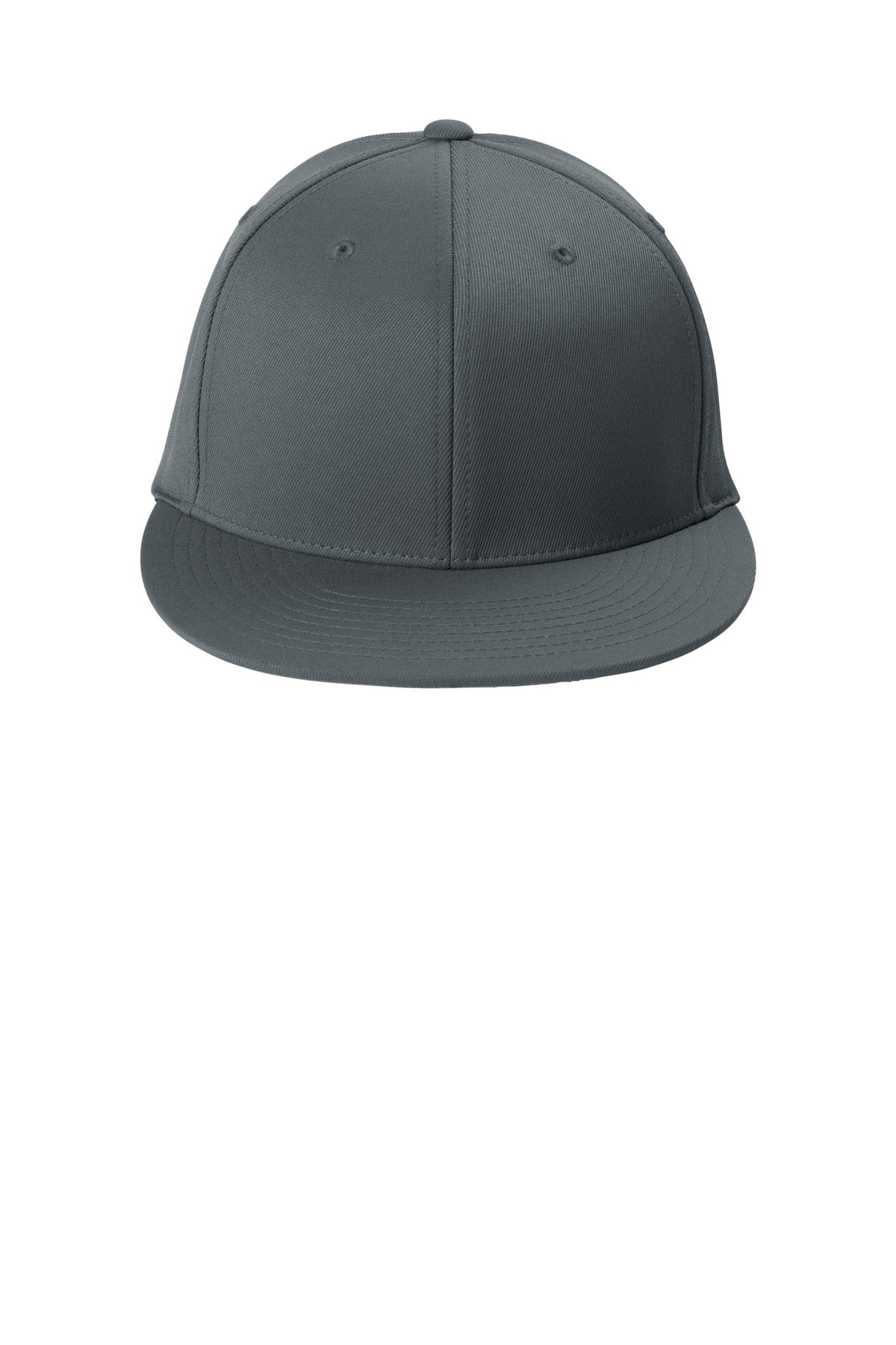 Front View of IronGrey Sport-Tek Flexfit Flat Bill Cap STC56