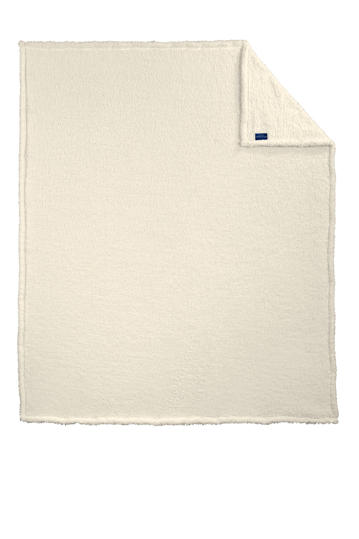 Front View of Marshmallow Port Authority Cozy Blanket. BP36