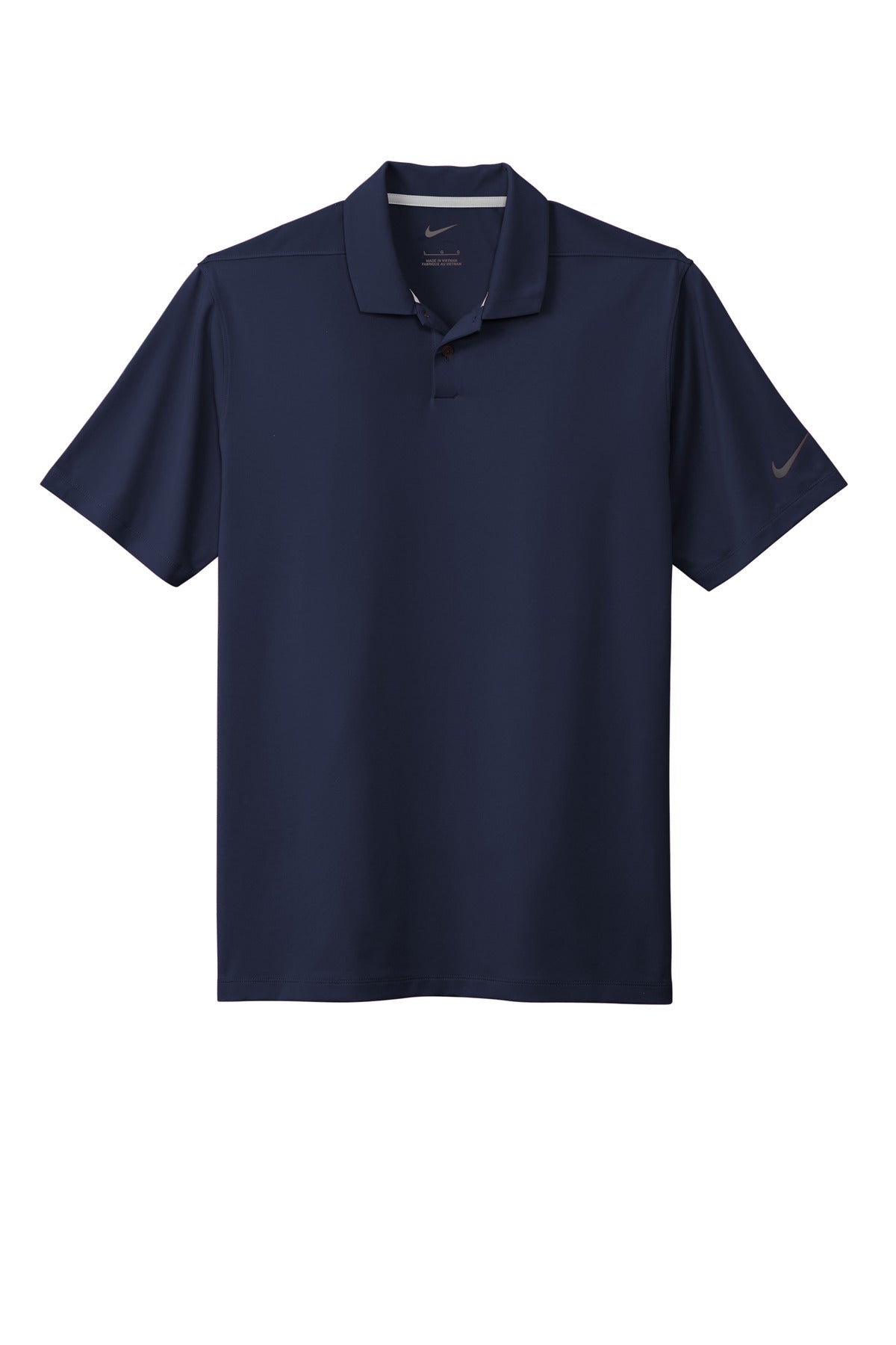 Front View of MdntNavy Nike Dri-FIT Vapor Polo NKDC2108
