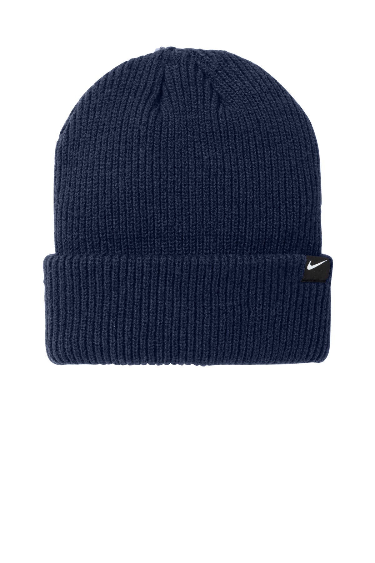 Front View of MdntNavy Nike Terra Beanie NKFN6310