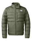 Front View of NwTaupeGn The North Face Down Hybrid Jacket NF0A7V4F