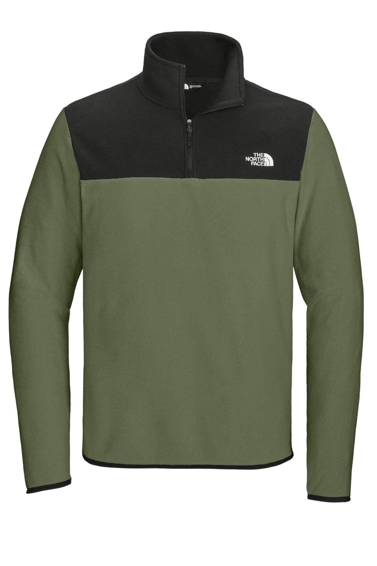 Front View of NwTpG/TNFB The North Face Glacier 1/4-Zip Fleece NF0A7V4L