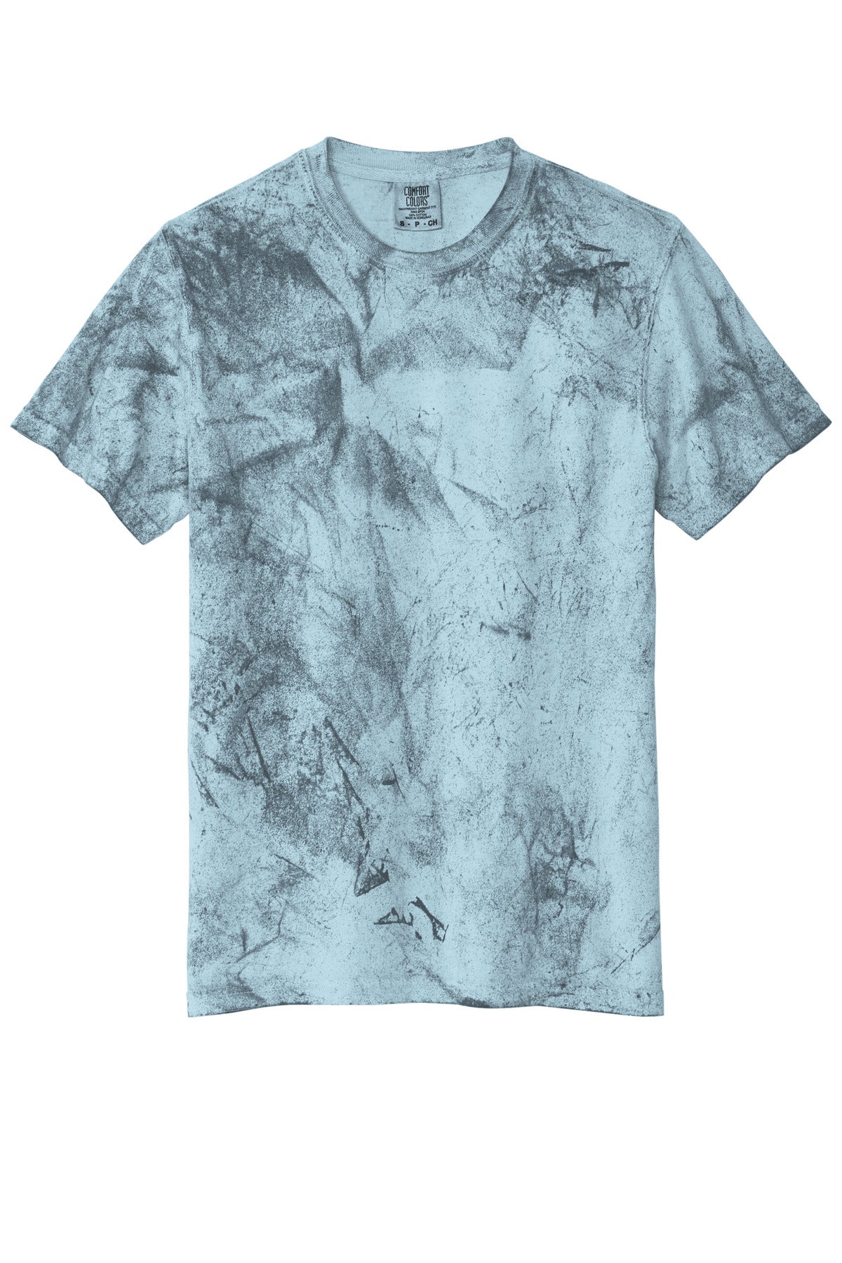 Front View of Ocean Comfort Colors Heavyweight Color Blast Tee 1745
