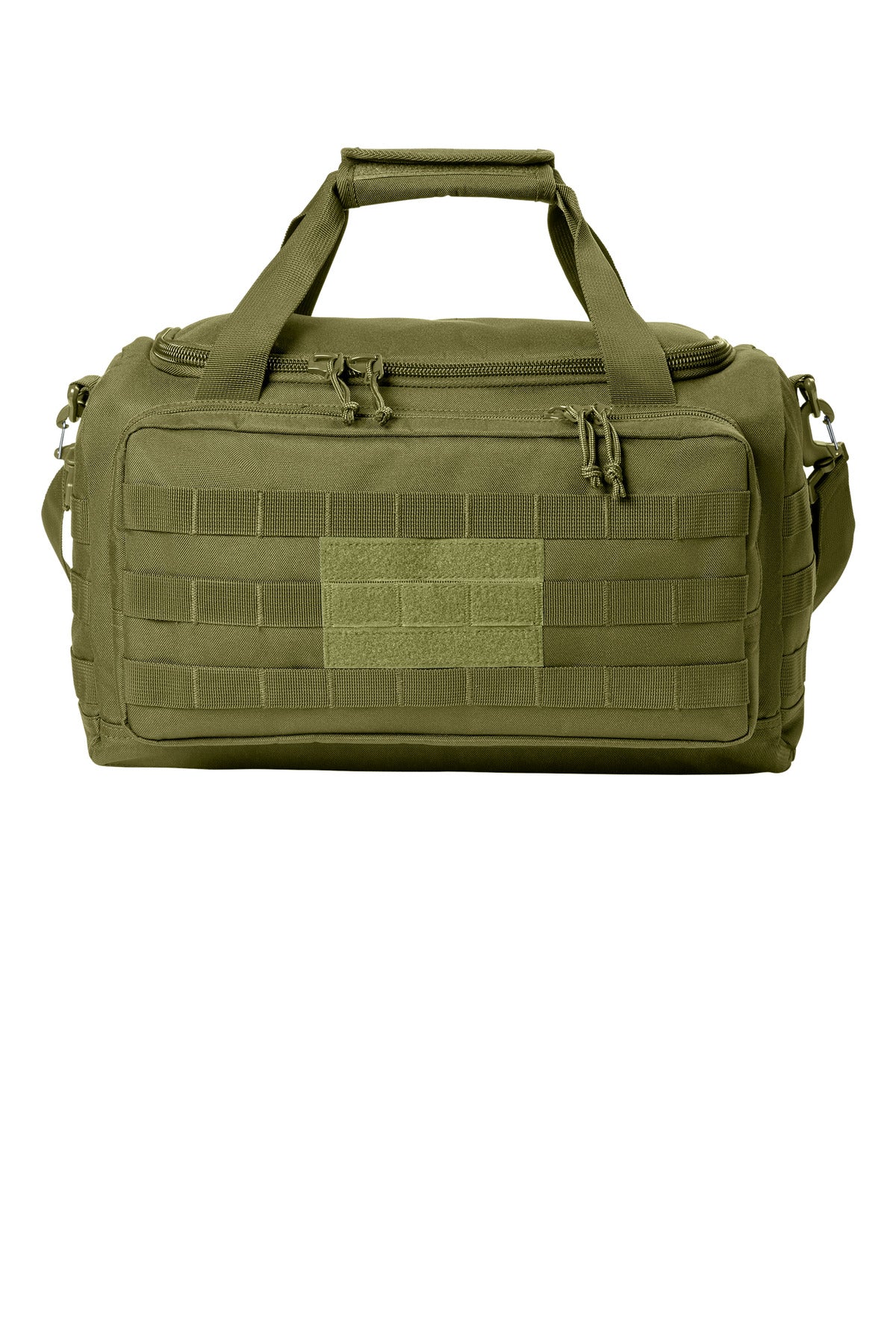 Front View of OlvDrabGn CornerStone Tactical Gear Bag CSB816