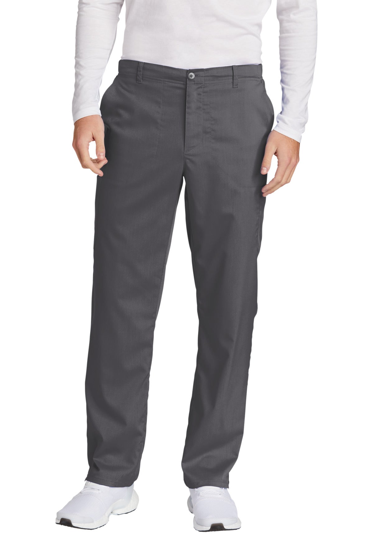 Front View of Pewter Wink Men's Premiere Flex Cargo Pant WW5058