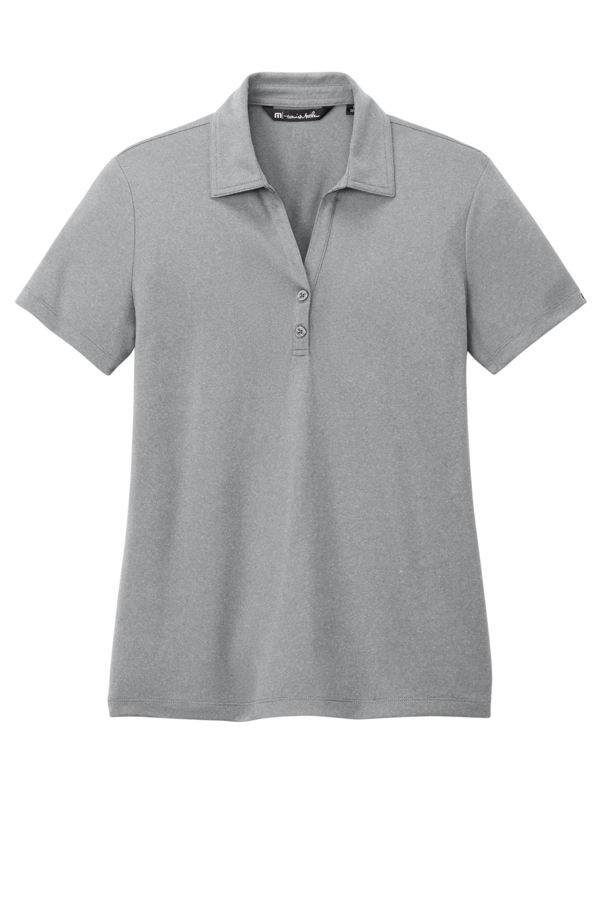 Front View of QuiShaG/Bk TravisMathew Women's Coto Performance Polo TM1WX002
