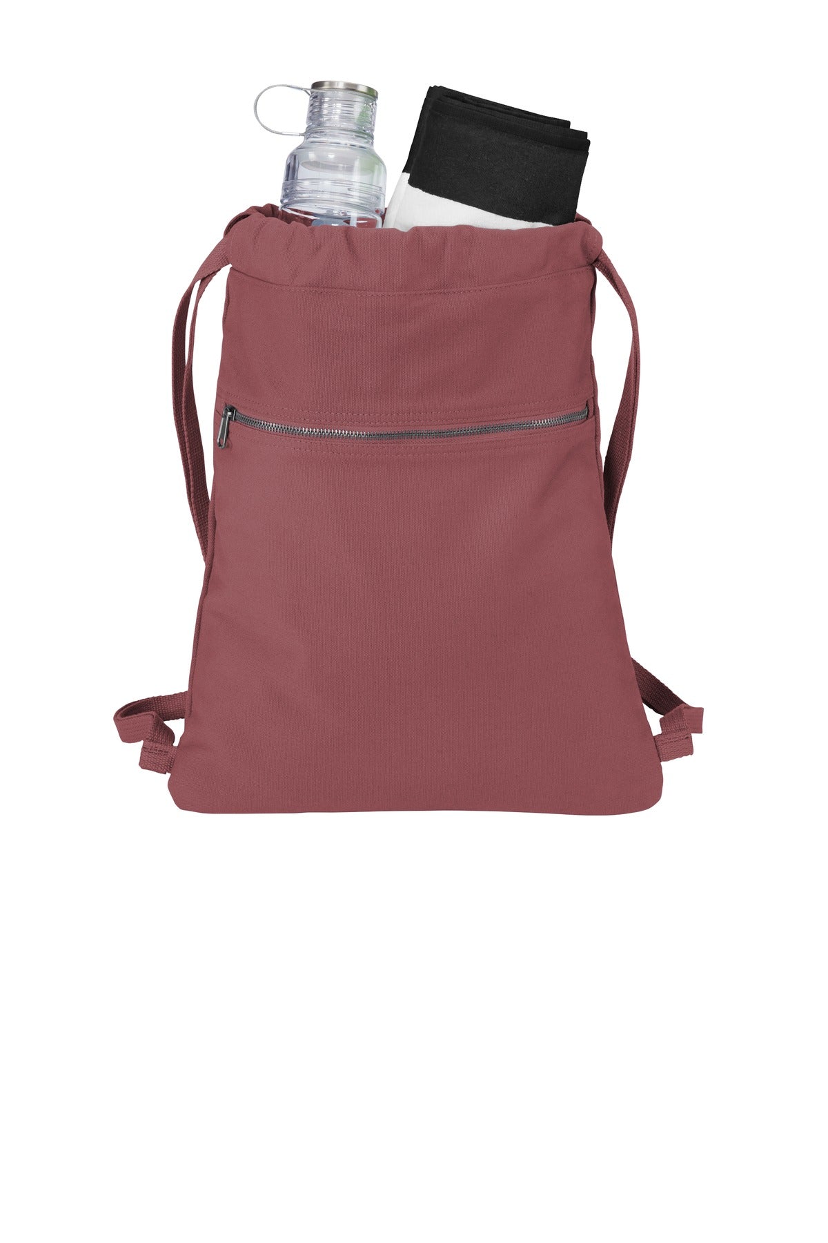 Front View of Red Rock Port Authority Beach Wash Cinch Pack. BG621