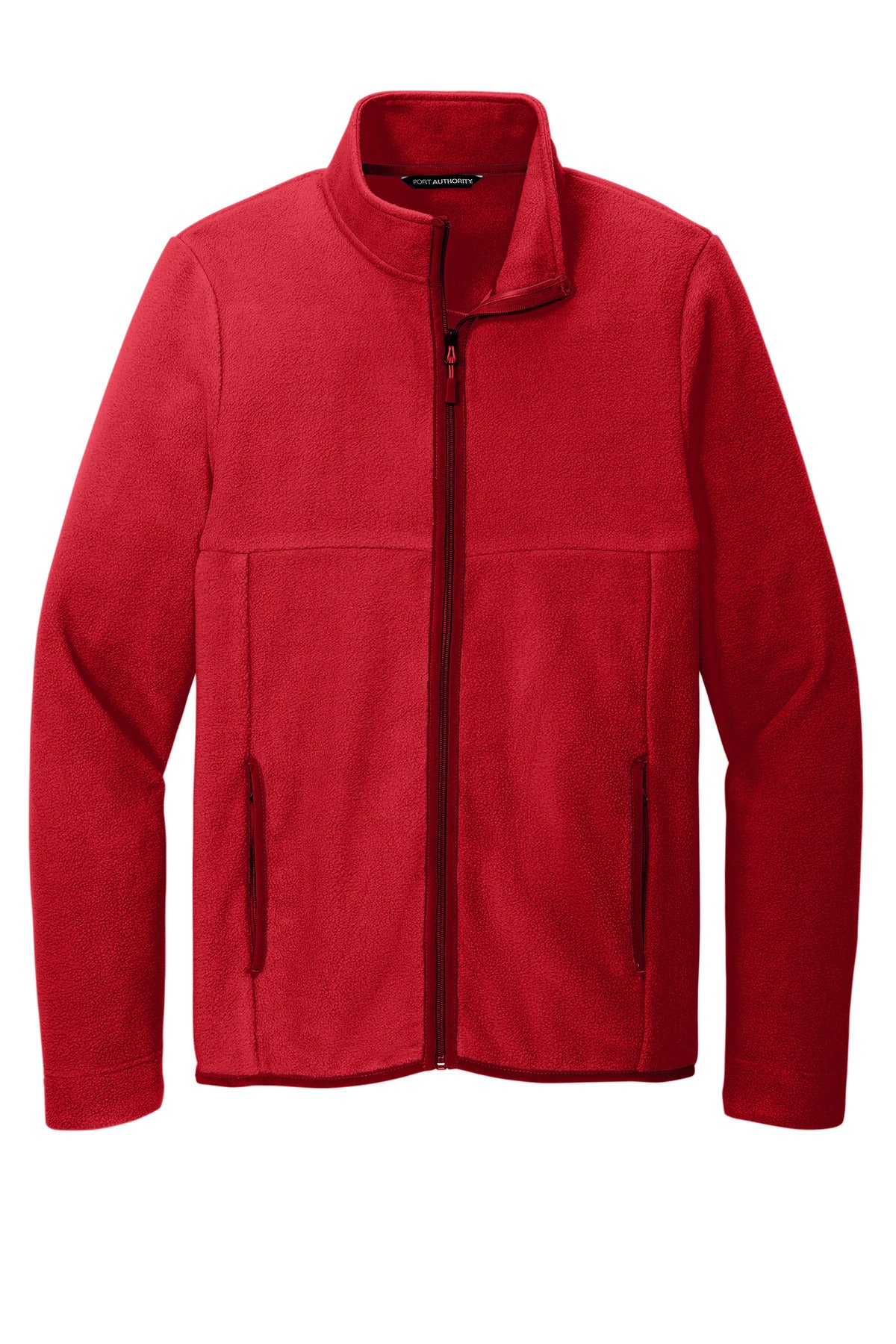 Front View of RichRed Port Authority Connection Fleece Jacket F110