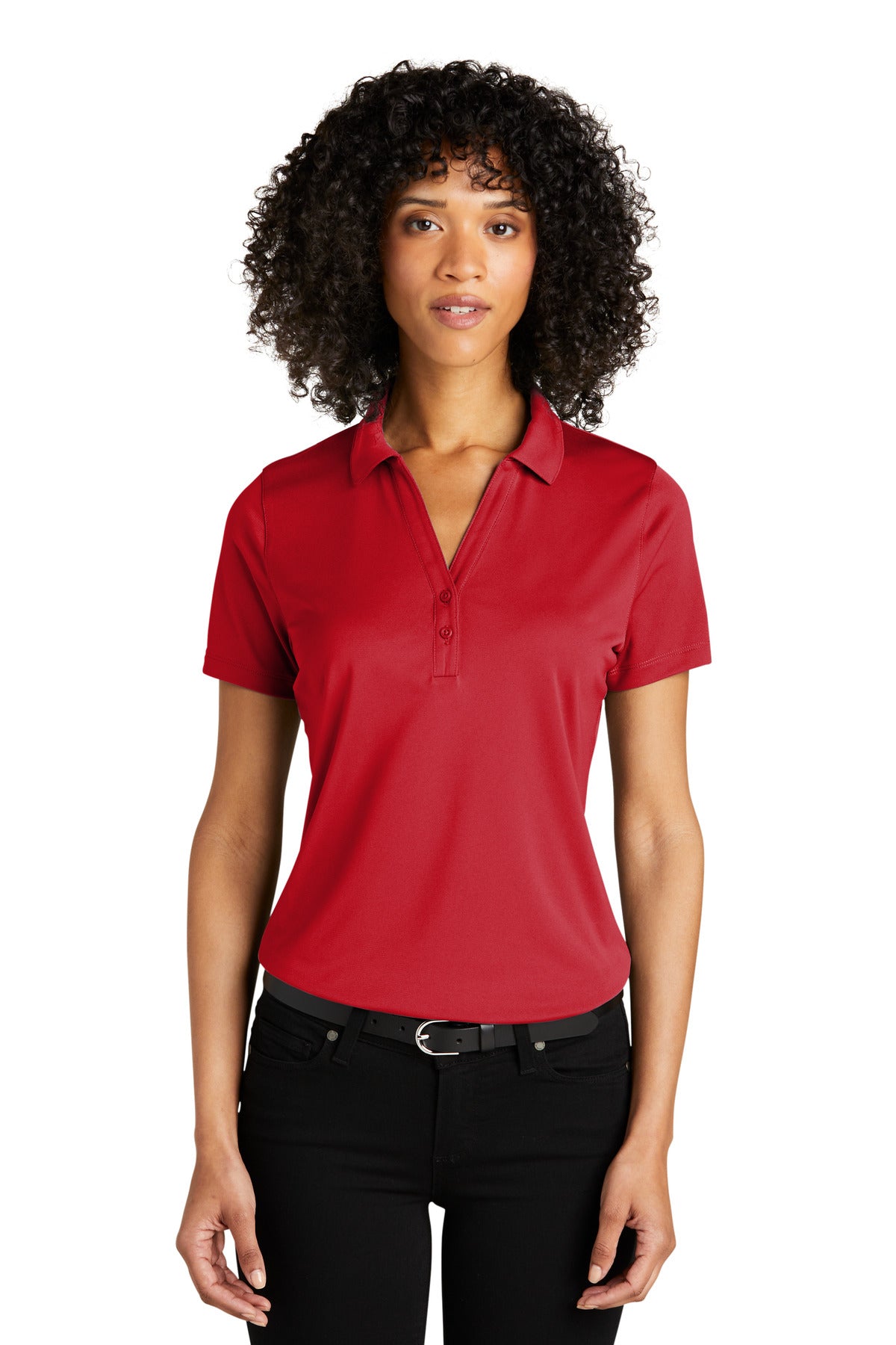 Front View of RichRed Port Authority Women's C-FREE Performance Polo LK863