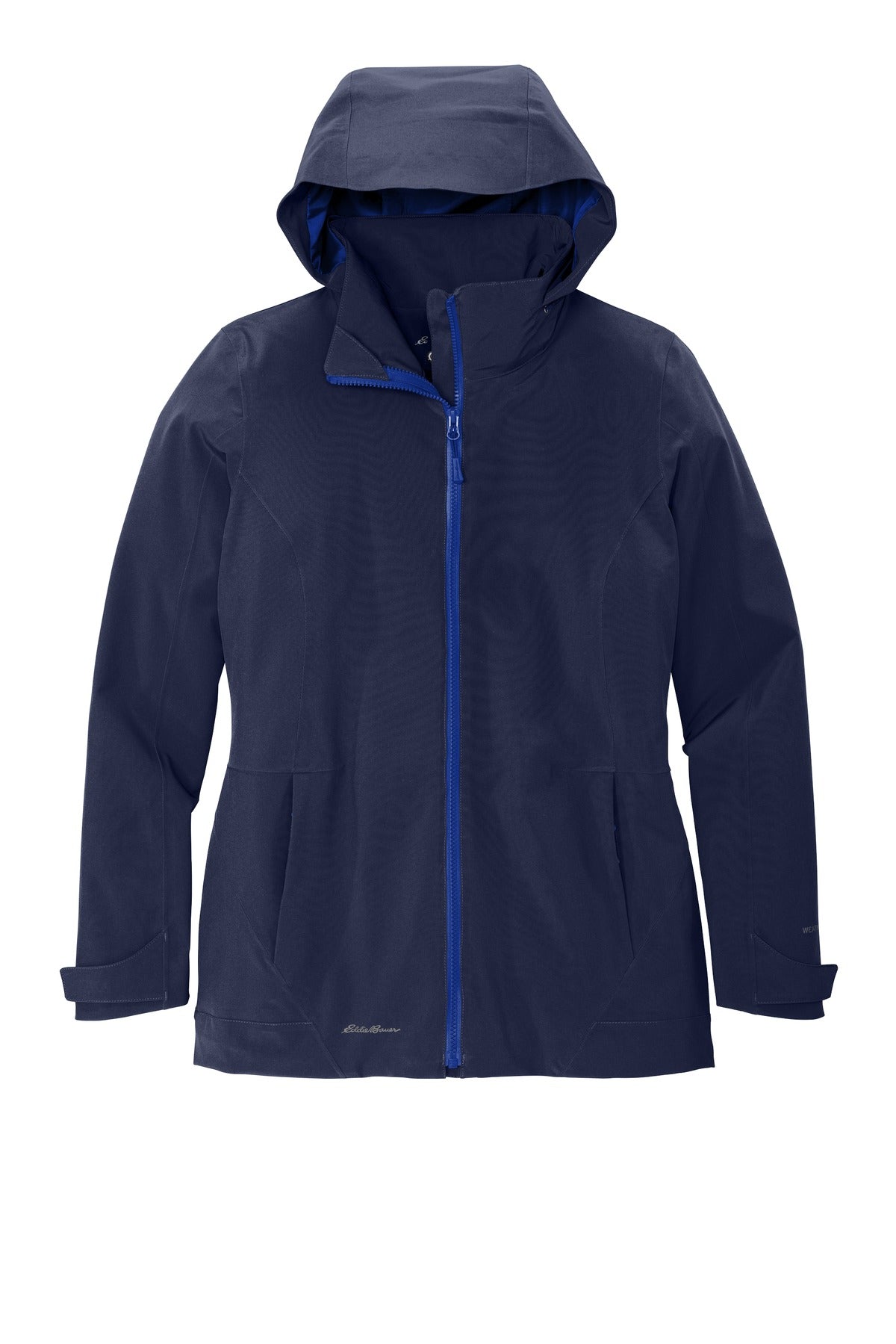 Front View of Riv B Ny/Co Bl Eddie Bauer Women's WeatherEdge 3-in-1 Jacket EB657