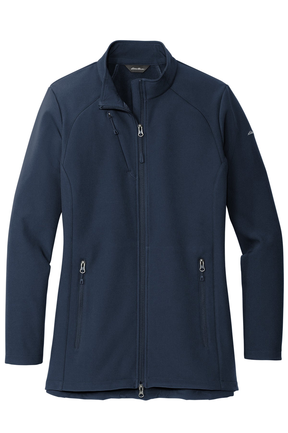 Front View of RiverBlNv Eddie Bauer Women's Stretch Soft Shell Jacket EB545