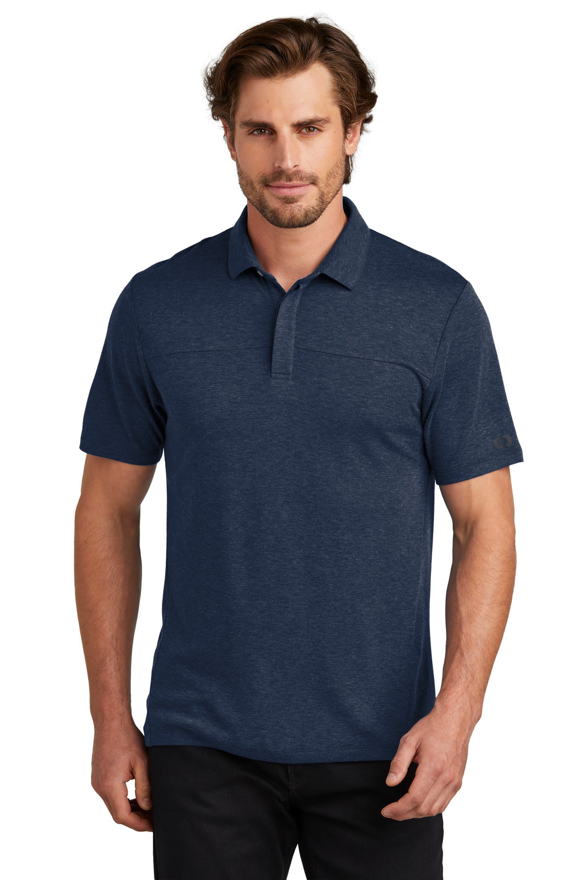 Front View of RiverBlNv OGIO Command Polo OG150