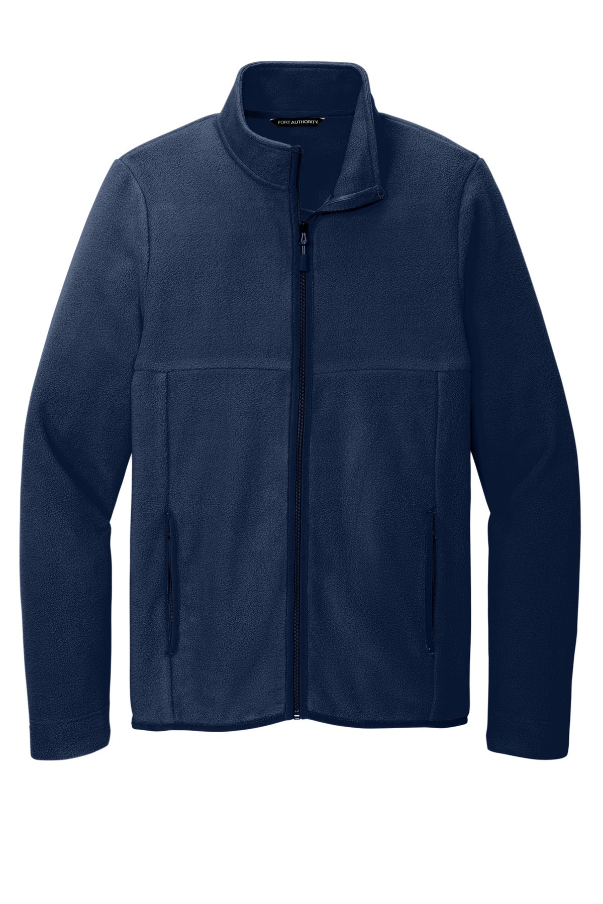 Front View of RiverBlNv Port Authority Connection Fleece Jacket F110