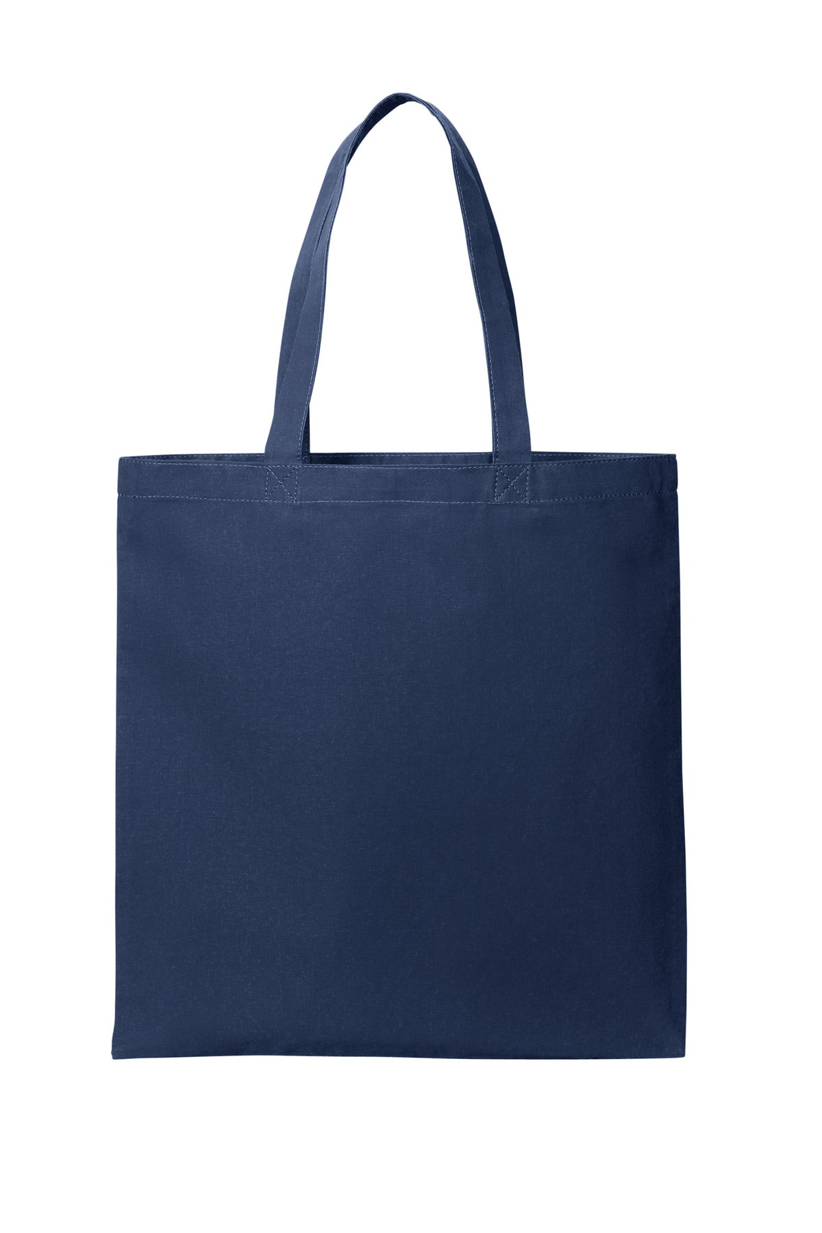 Front View of RiverBlNv Port Authority Core Cotton Tote BG1500