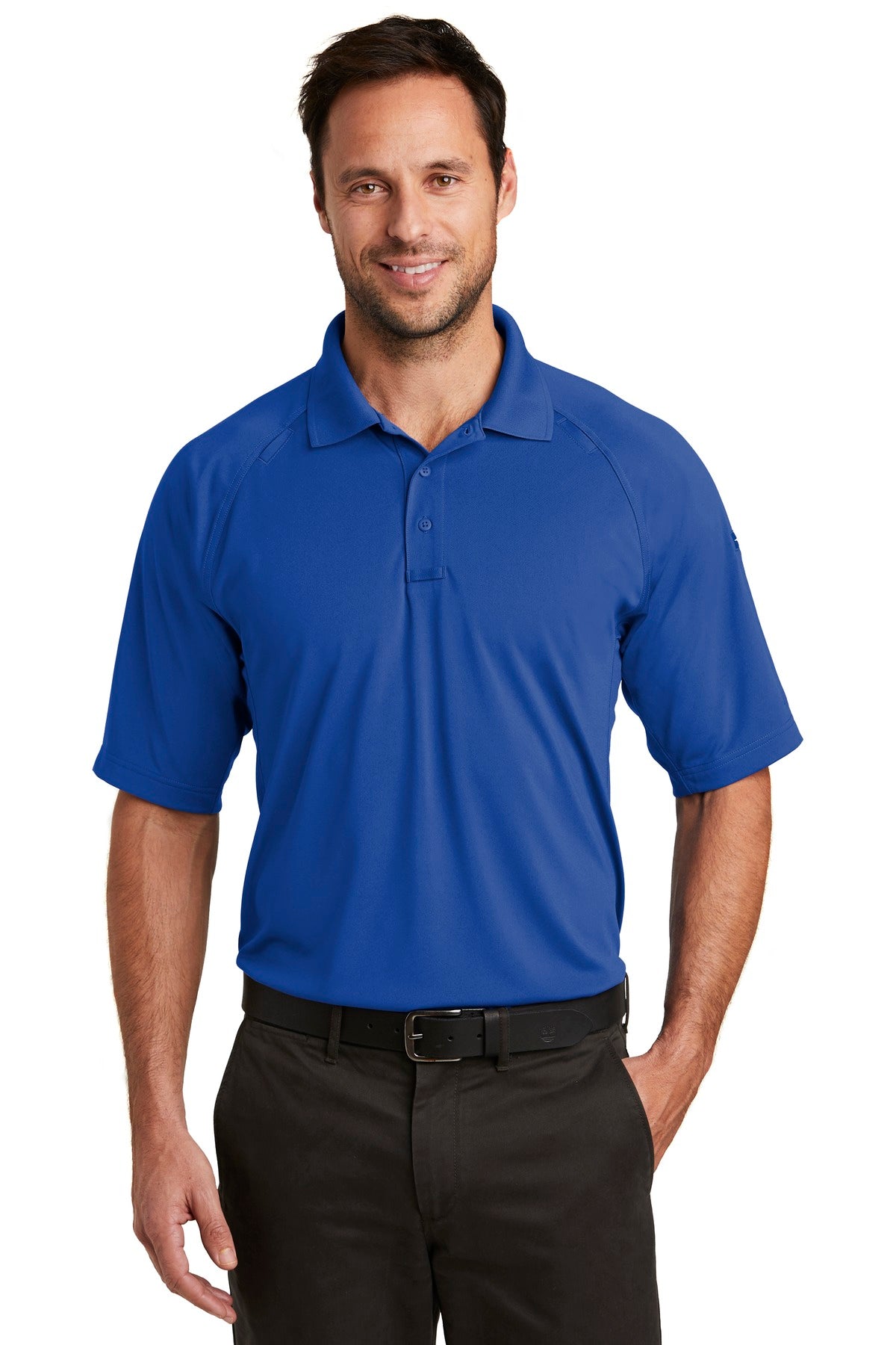 Front View of Royal CornerStone Select Lightweight Snag-Proof Tactical Polo. CS420