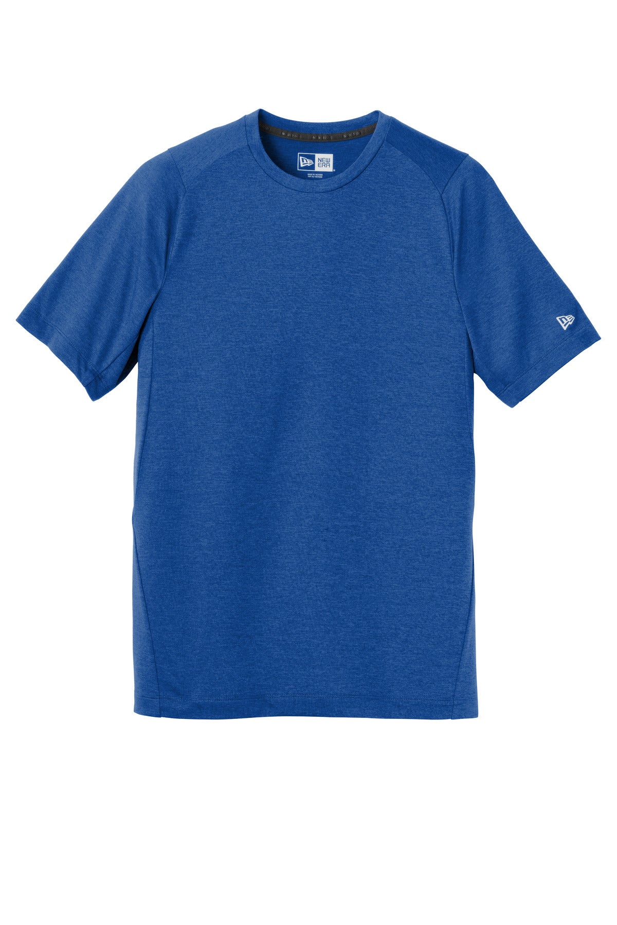 Front View of Royal New Era Series Performance Crew Tee. NEA200