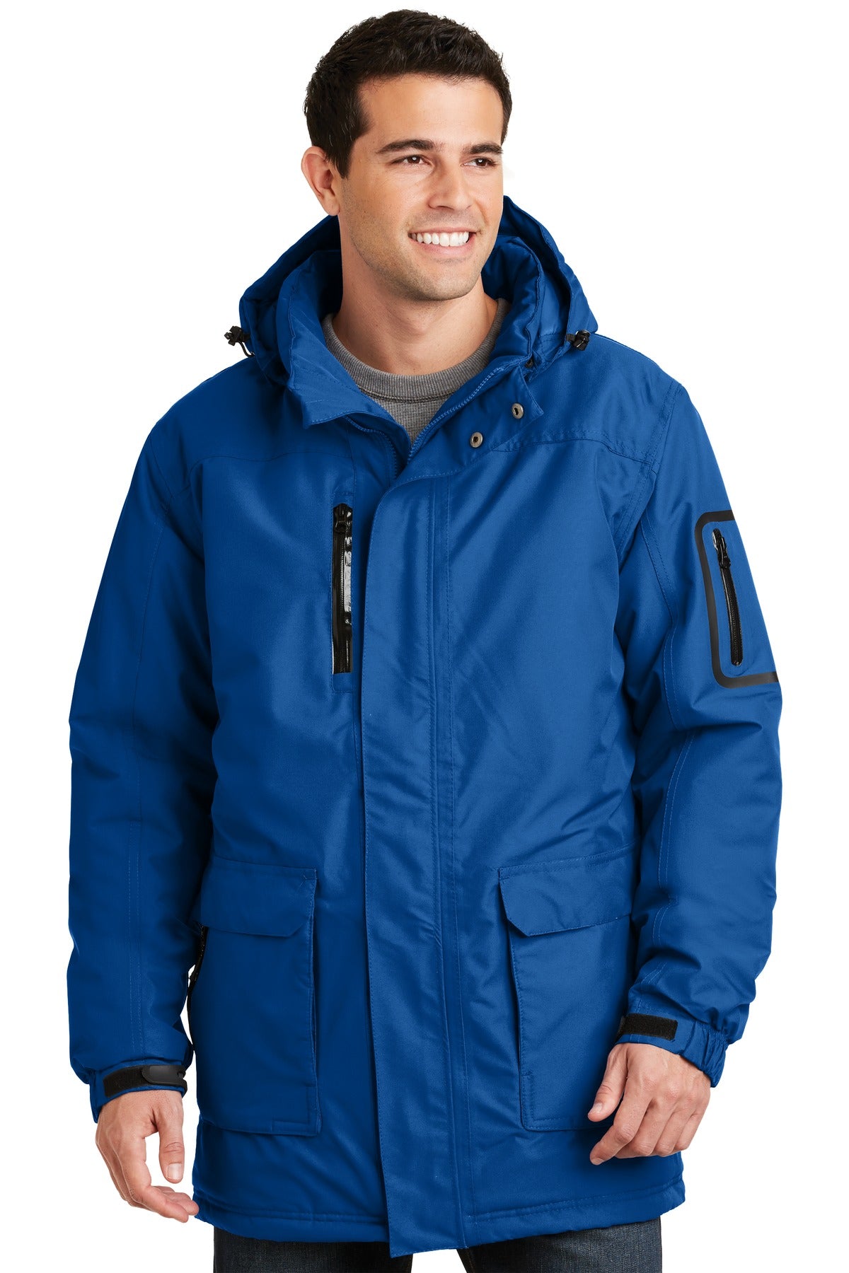 Front View of Royal Port Authority Heavyweight Parka. J799