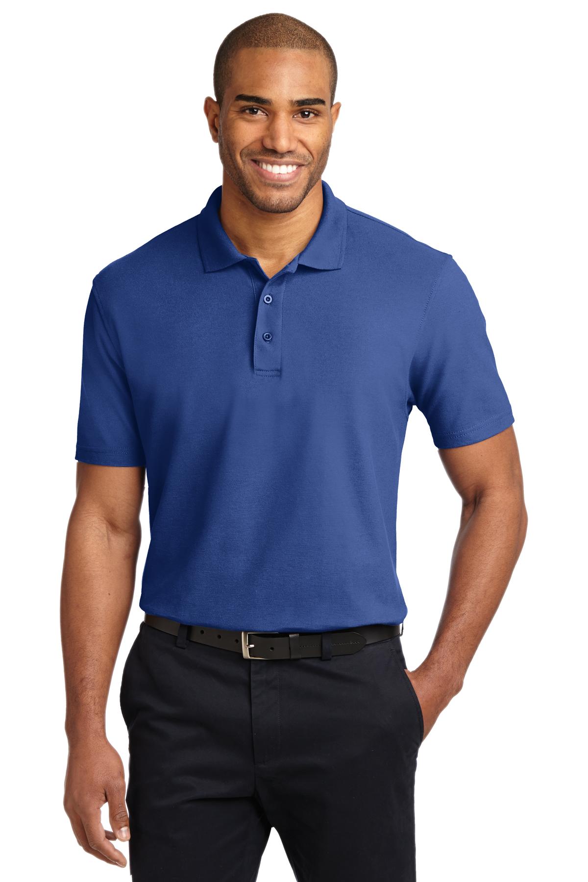 Front View of Royal Port Authority Stain-Release Polo. K510