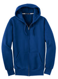 Front View of Royal Sport-Tek Super Heavyweight Full-Zip Hooded Sweatshirt. F282