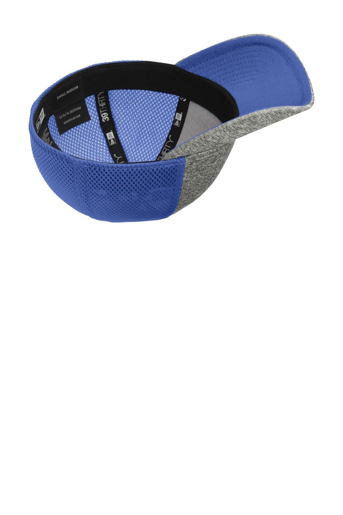 Front View of Royal/Shad Hth New Era Shadow Stretch Mesh Cap. NE702